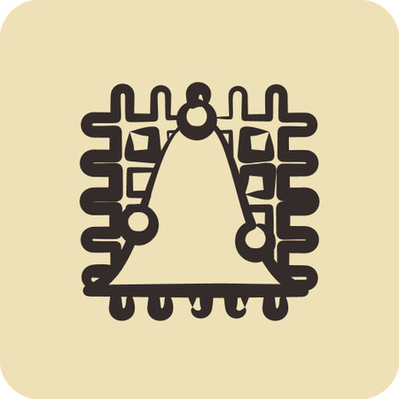 Icon Statistical Analysis. suitable for education symbol. hand drawn style. simple design editableのイラスト素材