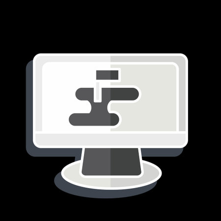 Icon Strategy Map. related to Military symbol. glossy style. simple design editable. simple...