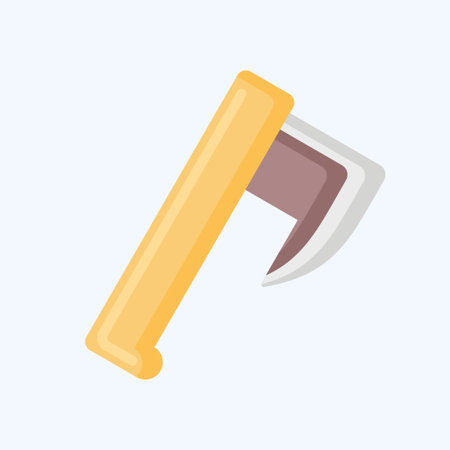 Icon Axe. related to Celtic symbol. flat style. simple design editable. simple illustrationのイラスト素材