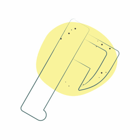 Icon Axe. related to Celtic symbol. Color Spot Style. simple design editable. simple illustrationのイラスト素材