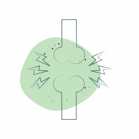Icon Joint. related to Orthopedic symbol. Color Spot Style. simple design editable. simple illustrationのイラスト素材