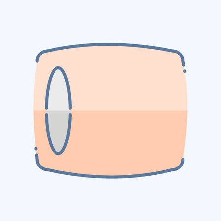 Icon Pillow. related to Orthopedic symbol. doodle style. simple design editable. simple illustrationのイラスト素材