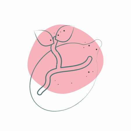 Icon Seeds. related to Agriculture symbol. Color Spot Style. simple design editable. simple illustrationのイラスト素材