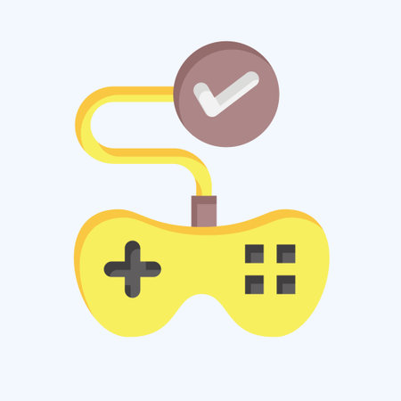 Icon Testing. related to Art and Media symbol. flat style. simple design editableのイラスト素材