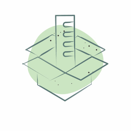 Icon Think Different. related to Art and Media symbol. Color Spot Style. simple design editableのイラスト素材