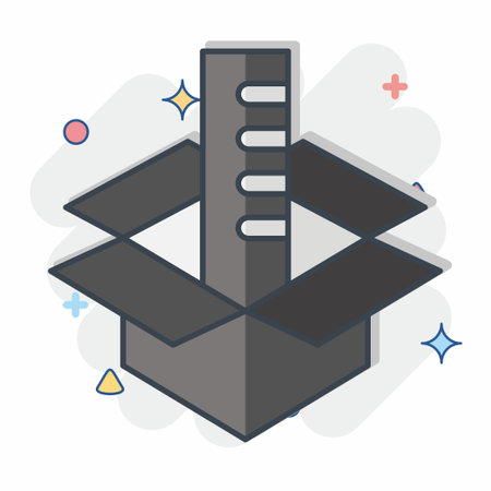 Icon Think Different. related to Art and Media symbol. comic style. simple design editableのイラスト素材