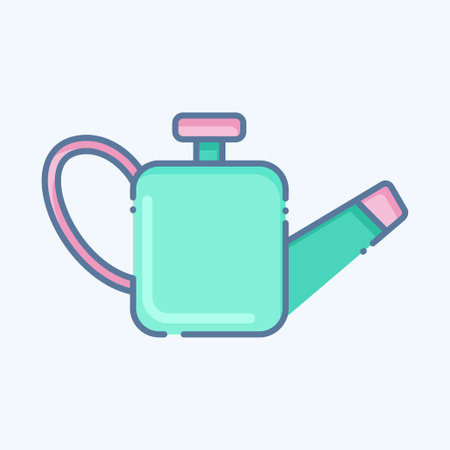 Icon Oil. related to Spare Parts symbol. doodle style. simple design editable. simple illustrationのイラスト素材