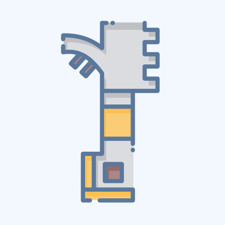 Icon Bee Hive Scraper. related to Apiary symbol. doodle style. simple design editable. simple illustrationのイラスト素材