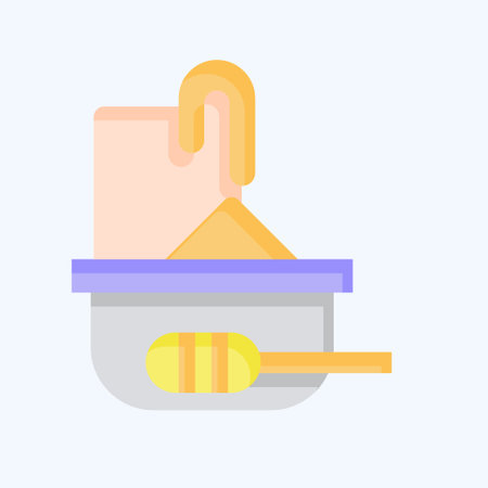 Icon Honey Comb. related to Apiary symbol. flat style. simple design editable. simple illustrationのイラスト素材