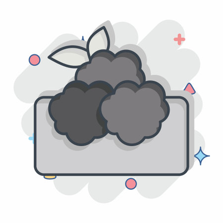 Icon Falafel. related to Saudi Arabia symbol. comic style. simple design editable. simple illustrationのイラスト素材