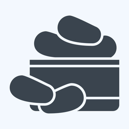 Icon Dates. related to Saudi Arabia symbol. glyph style. simple design editable. simple illustrationのイラスト素材