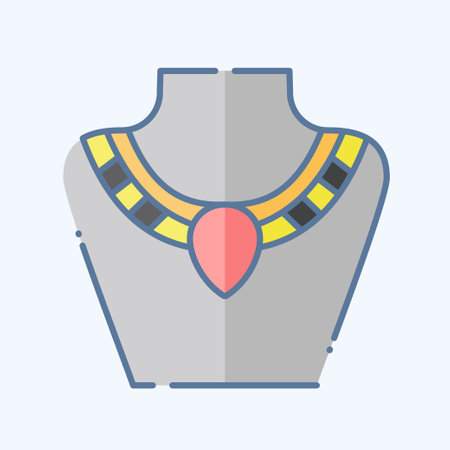 Icon Ornament. related to Saudi Arabia symbol. doodle style. simple design editable. simple illustrationのイラスト素材