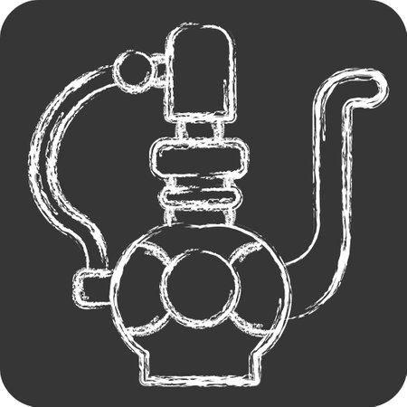 Icon Teapot. related to Saudi Arabia symbol. chalk Style. simple design editable. simple illustrationのイラスト素材