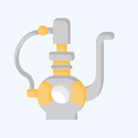 Icon Teapot. related to Saudi Arabia symbol. flat style. simple design editable. simple illustrationのイラスト素材