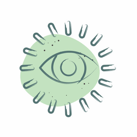 Icon Monitoring. related to Business Analysis symbol. Color Spot Style simple design editable. simple illustrationのイラスト素材