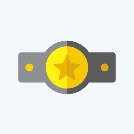 Icon Award 3. related to Award symbol. flat style. simple design editable. simple illustrationのイラスト素材