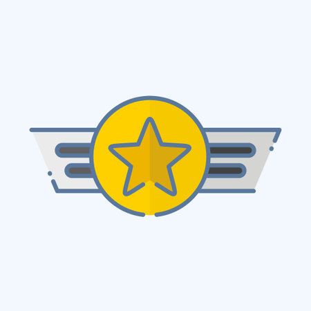 Icon Award 6. related to Award symbol. doodle style. simple design editable. simple illustrationのイラスト素材
