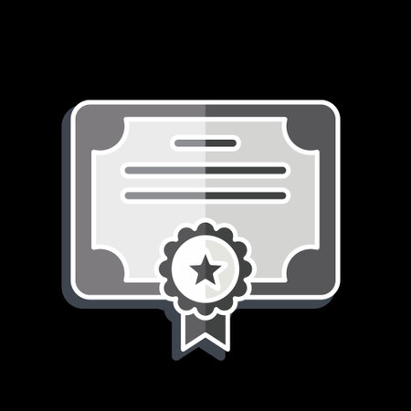 Icon Award 8. related to Award symbol. glossy style. simple design editable. simple illustrationのイラスト素材