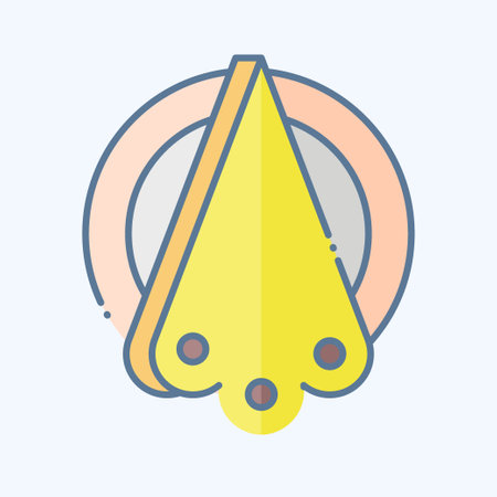 Icon Napkins. related to Camping symbol. doodle style. simple design editable. simple illustrationのイラスト素材