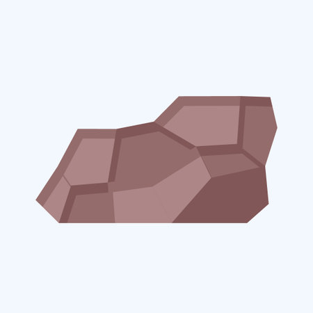 Icon Coal. related to Mining symbol. flat style. simple design editable. simple illustrationのイラスト素材