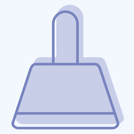 Icon Dustpan. related to Cleaning symbol. two tone style. simple design editable. simple illustrationのイラスト素材