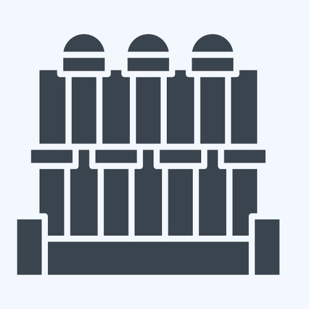 Icon City Of Ephesus. related to Turkey symbol. glyph style. simple design editable. simple illustrationのイラスト素材