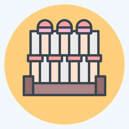 Icon City Of Ephesus. related to Turkey symbol. color mate style. simple design editable. simple illustrationのイラスト素材