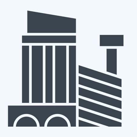 Icon Pergamum. related to Turkey symbol. glyph style. simple design editable. simple illustration