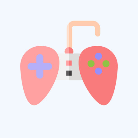 Icon Gamepad. related to Computer symbol. flat style. simple design editable. simple illustration