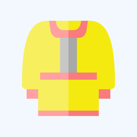 Icon Clothes. related to Russia symbol. flat style. simple design editable. simple illustrationのイラスト素材