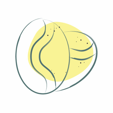 Icon Coffee Beans. related to Coffee symbol. Color Spot Style. simple design editable. simple illustrationのイラスト素材