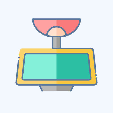 Icon Rear View Mirror. related to Car Parts symbol. doodle style. simple design editable. simple illustrationのイラスト素材