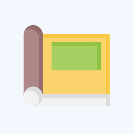 Icon Photo Album. related to Vintage Decoration symbol. flat style. simple design editable. simple illustrationのイラスト素材