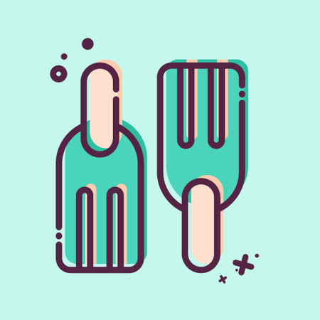 Icon Diving. related to Sea symbol. MBE style. simple design editable. simple illustrationのイラスト素材