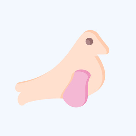 Icon Seal. related to Sea symbol. flat style. simple design editable. simple illustrationのイラスト素材
