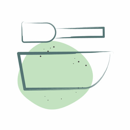 Icon Ship. related to Sea symbol. Color Spot Style. simple design editable. simple illustrationのイラスト素材