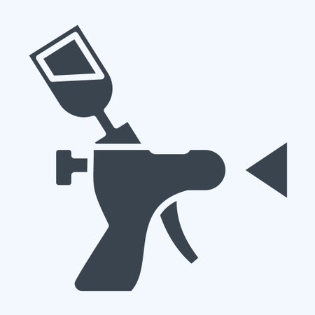 Icon Painting. related to Car ,Automotive symbol. glyph style. simple design editable. simple illustrationのイラスト素材