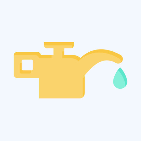 Icon Oil. related to Car ,Automotive symbol. flat style. simple design editable. simple illustrationのイラスト素材