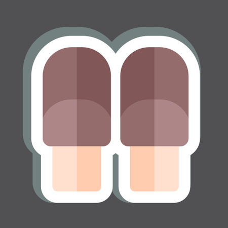 Sticker Roll. related to Breakfast symbol. simple design editable. simple illustrationのイラスト素材