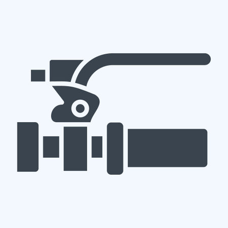 Icon Brake related to Bicycle symbol. glyph style. simple design editable. simple illustrationのイラスト素材