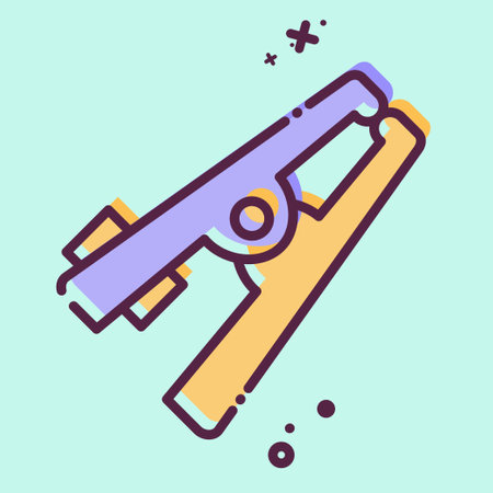 Icon Weight. related to Welder Equipment symbol. MBE style. simple design editable. simple illustrationのイラスト素材