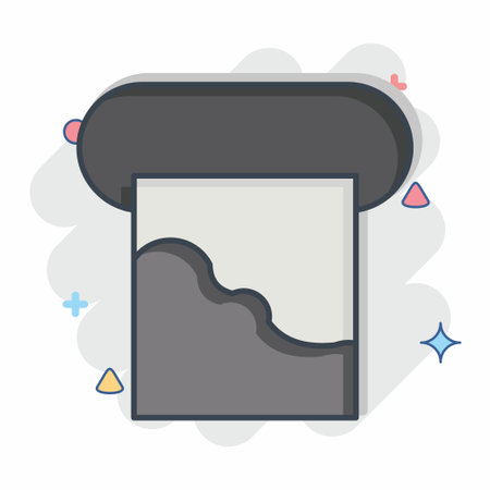 Icon Mold. related to Poison symbol. comic style. simple design editable. simple illustrationのイラスト素材