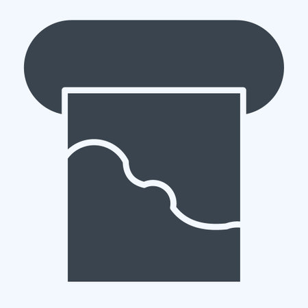 Icon Mold. related to Poison symbol. glyph style. simple design editable. simple illustrationのイラスト素材