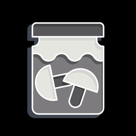 Icon Mushroom. related to Poison symbol. glossy style. simple design editable. simple illustrationのイラスト素材