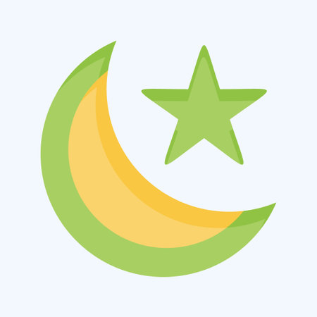 Icon Muslim. related to India symbol. flat style. simple design editable. simple illustrationのイラスト素材