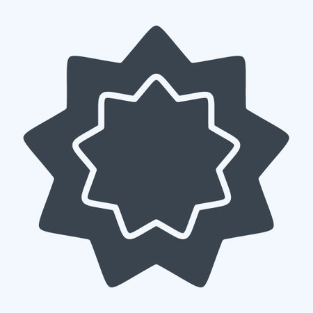 Icon Carcinogen. related to World Cancer symbol. glyph style. simple design editable. simple illustrationのイラスト素材