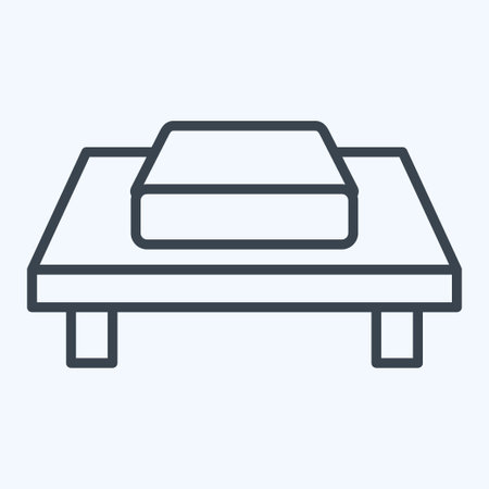 Icon Grilled Foods. related to Cooking symbol. line style. simple design editable. simple illustrationのイラスト素材