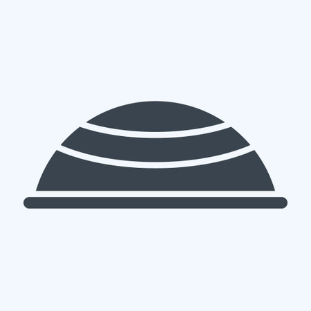 Icon Hat. related to Ramadan symbol. glyph style. simple design editable. simple illustration