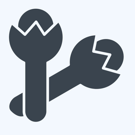 Icon Cloves. related to Herbs and Spices symbol. glyph style. simple design editable. simple illustrationのイラスト素材