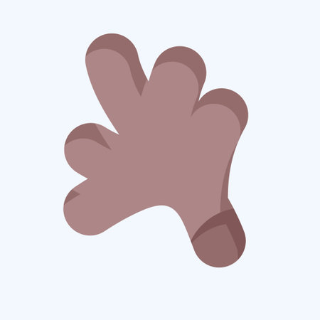 Icon Ginger. related to Herbs and Spices symbol. flat style. simple design editable. simple illustrationのイラスト素材